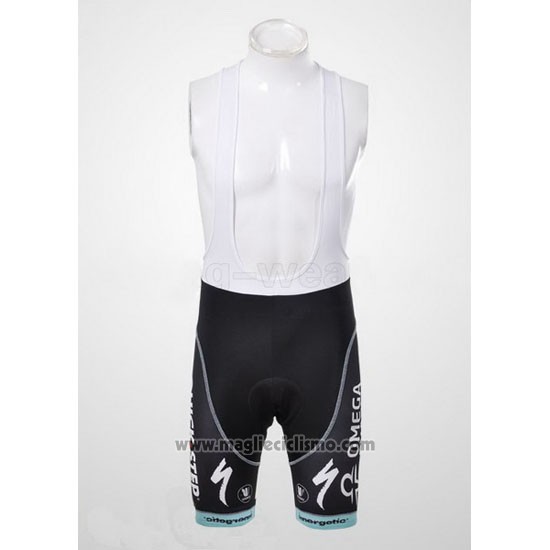 2012 Abbigliamento Ciclismo Omega Pharma Quick Step Campione Irlandese Manica Corta e Salopette